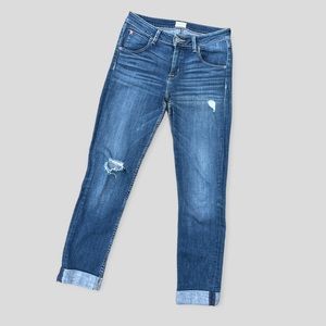 Hudson Jeans Blue Straight Leg Women Jeans